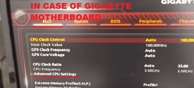 Gigabyte motherboard disable AMD SVM